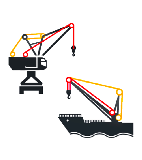 Harbour and Ship Crane Ropes