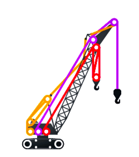 Mobile Lattice Boom Crane Ropes