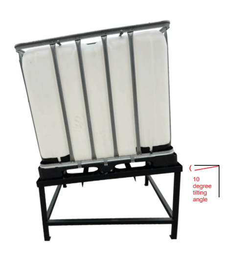 Tilted Stand for IBC Containers