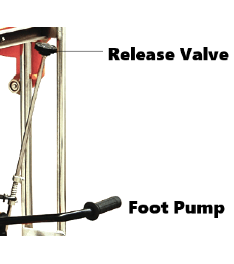 Adjustable Fork Pallet Stacker with Platform - PJ Series