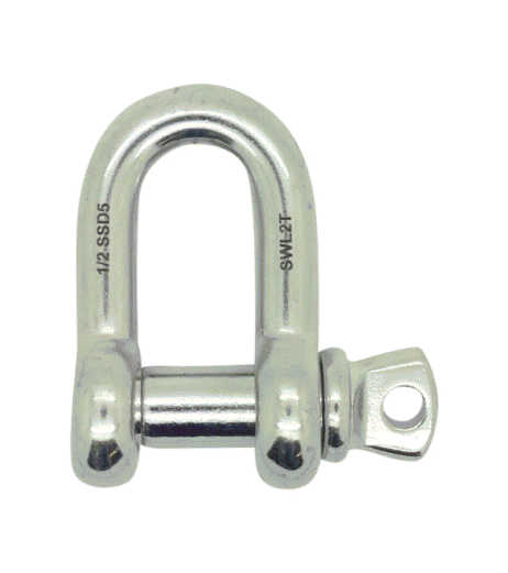 Stainless Steel High Tensile D Shackles