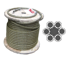 6x12 Galvanized Steel Wire Rope