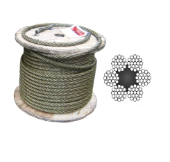 6x19 Galvanized Steel Wire Rope 
