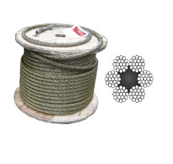 6x19 Galvanized Steel Wire Rope 