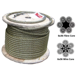6x36 Galvanized Steel Wire Rope