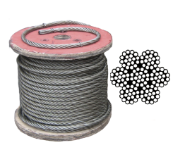 7x19 Galvanized Steel Wire Rope