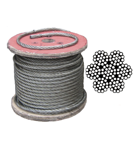 7x19 Galvanized Steel Wire Rope