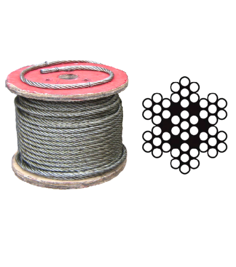 7x7 Galvanized Steel Wire Rope
