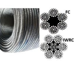 6x36 Stainless Steel Wire Rope – Fibre or Wire Core