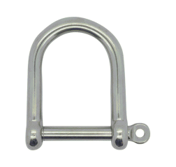 Stainless Steel Wide Jaw D Shackle