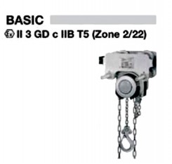 ATEX Yalelift 360 ITP & ITG Chain Block with integrated trolley