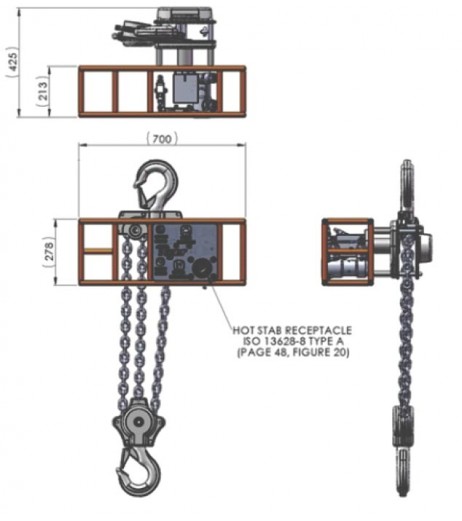 Tiger ROV Chain Block