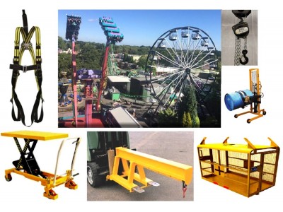 How Lifting Equipment Can Help Create A Theme park