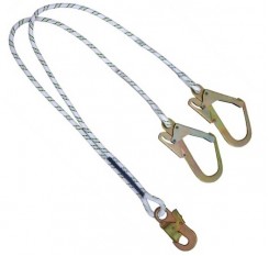 Kratos FA 40 600 15 'Y' Forked Kernmantle Rope Lanyard