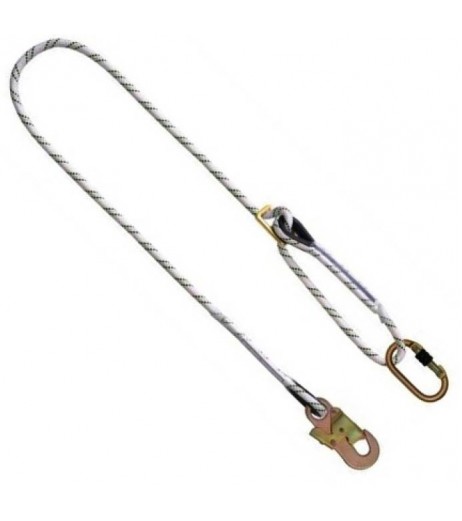 Kratos FA 40 902 20 Adjustable Work Positioning Kernmantle Rope Lanyard