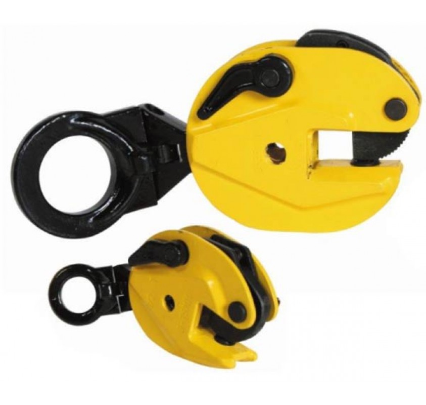 500kg Vertical Plate Lifting Clamp 0-15mm 