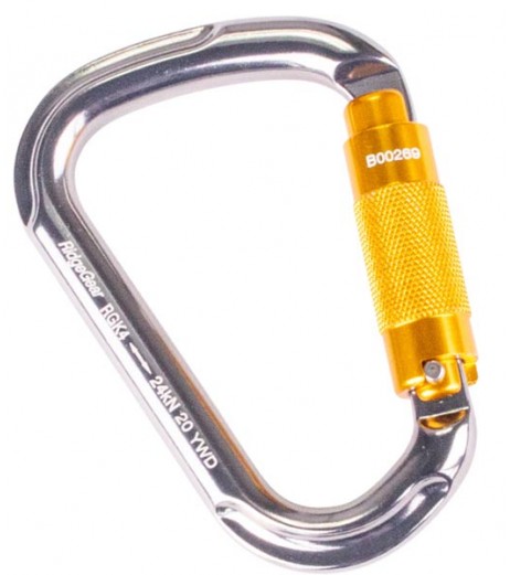 Ridgegear RGK4 Aluminium twist lock Karabiner