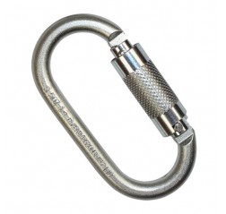 ridgegear RGK2 Steel Twist Lock Karabiner