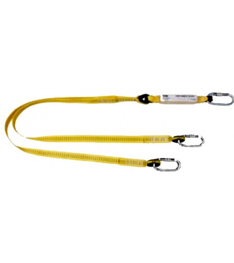 Yale CMHABM2T Twin Tail Fall Arrest Webbing Lanyard