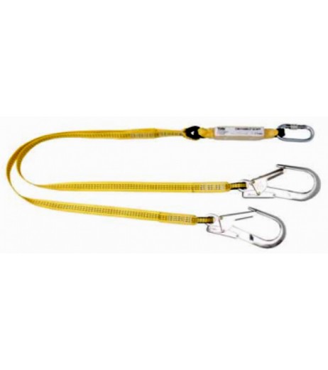 Yale CMHABMLB102scaff Twin Tail Fall Arrest Rope Lanyard