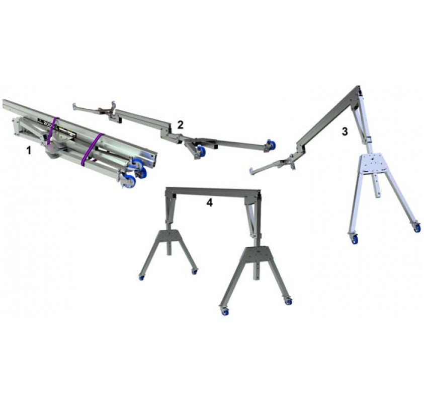 2000KG Aluminium Gantry Lifting Gear Direct UK