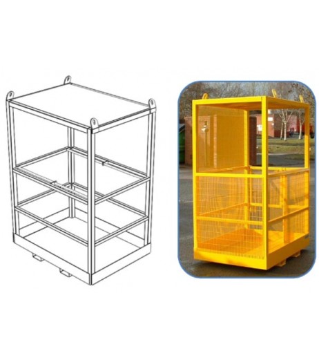 Crane Slung Safety Cage Contact FWP-CS 