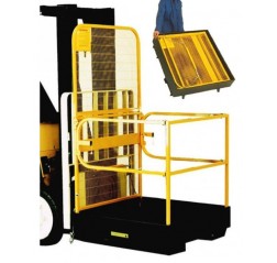 Folding Forklift Safety Cage - Contact FAWP-SP 