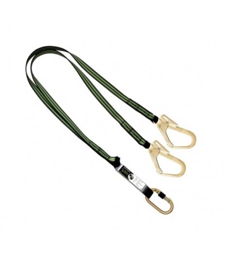 Kratos FA 30 400 18 'Y' Forked Shock Absorbing Webbing Lanyard