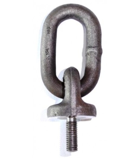 Collared Eye Bolt with Oval Link - Metric Thread