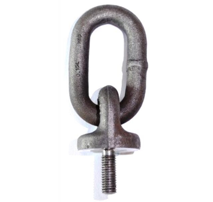 20MM 1000KG Self Colour Collar Eyebolt With Oval Link 1T Lifting Tonne 