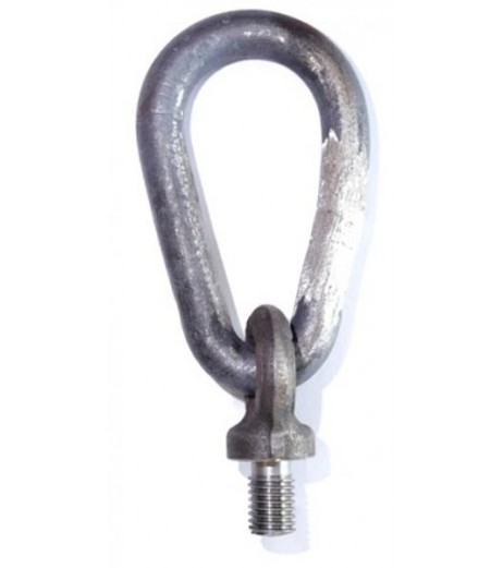 Collared Reevable Egg Link Eye Bolt - BSW Whitworth Thread