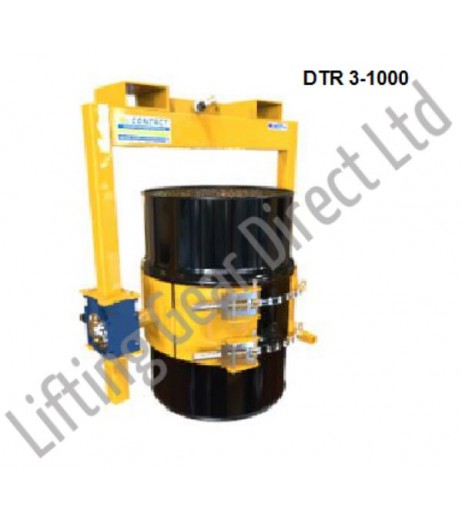 Heavy Duty Fork/Crane Mounted Drum Rotator Contact DTR-3&4-1000 