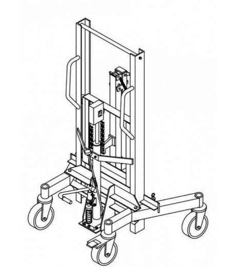 Hydraulic Ergonomic Drum Handler Raptor DT400 