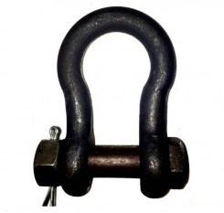 BS Large Bow Shackle with Safety Bolt (type 'E')