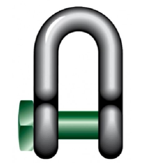 Green Pin Trawling D Shackle