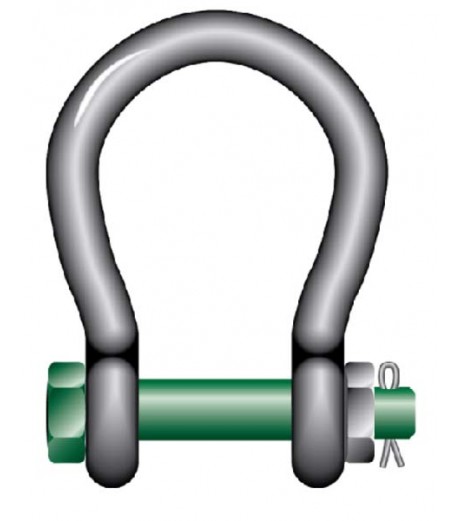 Green Pin Wide Mouth Shackles