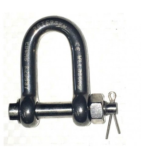 Stainless Steel Lifting Shackles - Dee with Safety Bolt