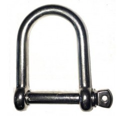 Stainless Steel Wide Jaw D Shackle