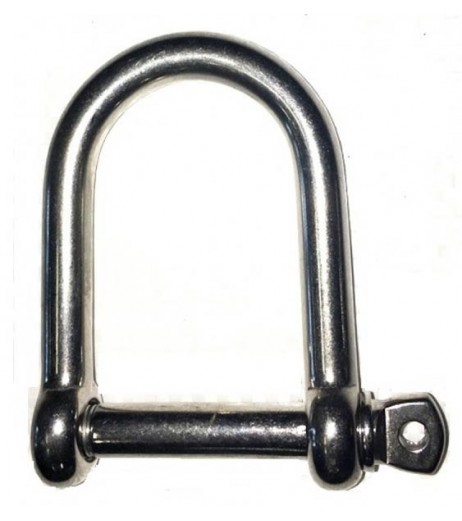 Stainless Steel Wide Jaw D Shackle