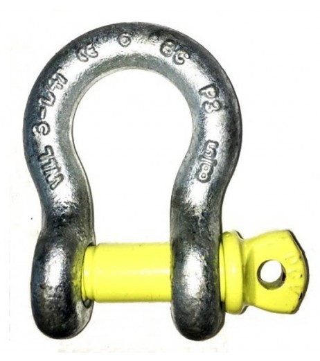 Yellow Pin Alloy Bow Shackles