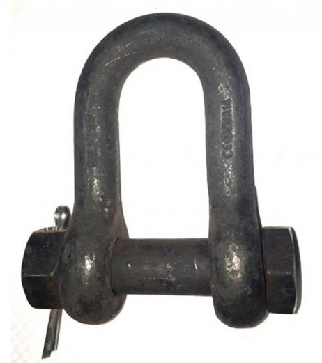 BS Large D Shackle with Safety Bolt
