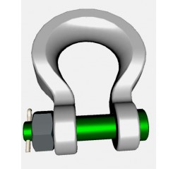 Green Pin Sling Shackles - Bow Type