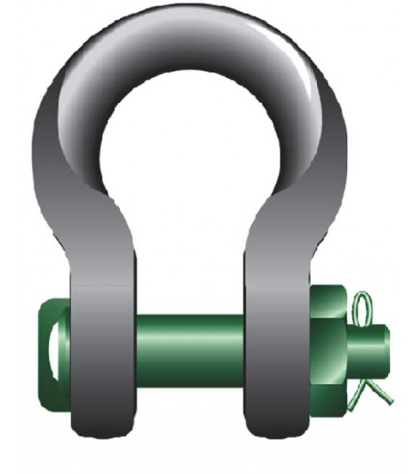 Green Pin Sling Shackles - Bow Type