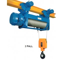 Standard Headroom Wire Rope Hoist (with trolley) - Misia XM 