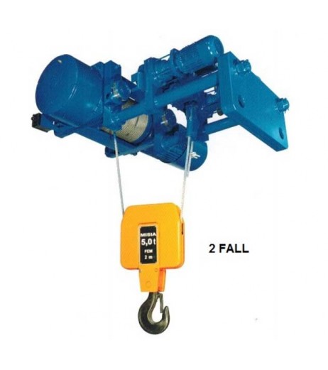 Low Headroom Wire Rope Hoist - Misia XM 