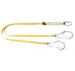 Yale CMHABM2Tscaff  twin tail fall arrest webbing lanyard