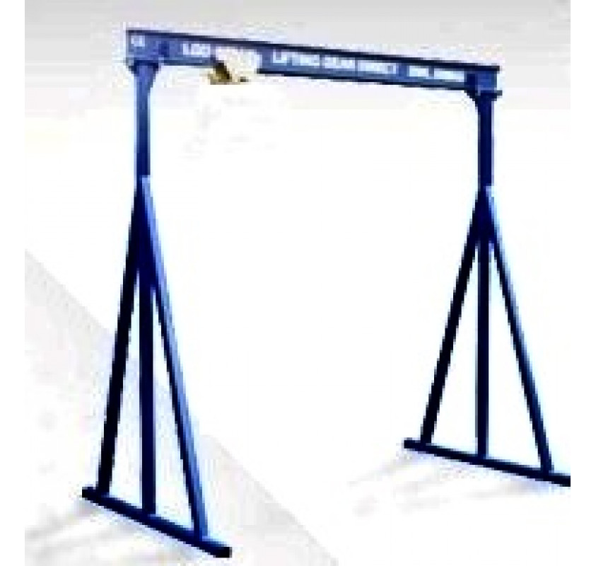1000KG A Frame Lifting Gantry with 4.5MTR Under beam x 4MTR Span LGD