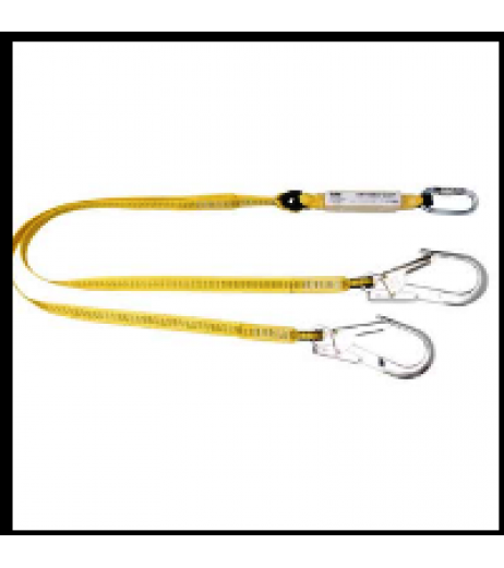 Yale CMHABM2Tscaff  twin tail fall arrest webbing lanyard