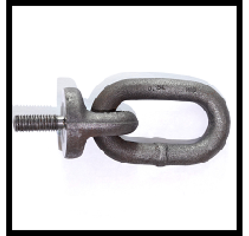 Collared Eye Bolt with Oval Link Metric Thread Lifting Gear Direct