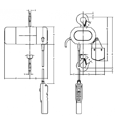 CPS 110/1-4 Electric Hoist